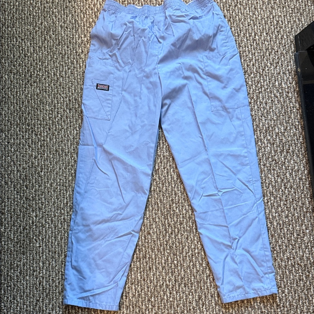 Light Blue Women's Scrub Pants